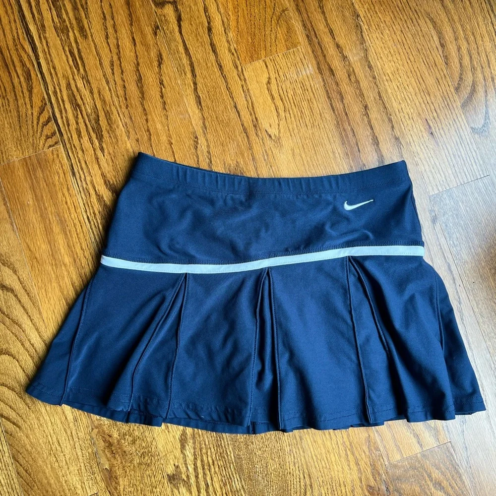 Navy Blue with White Detail Nike Tennis Skort | Small